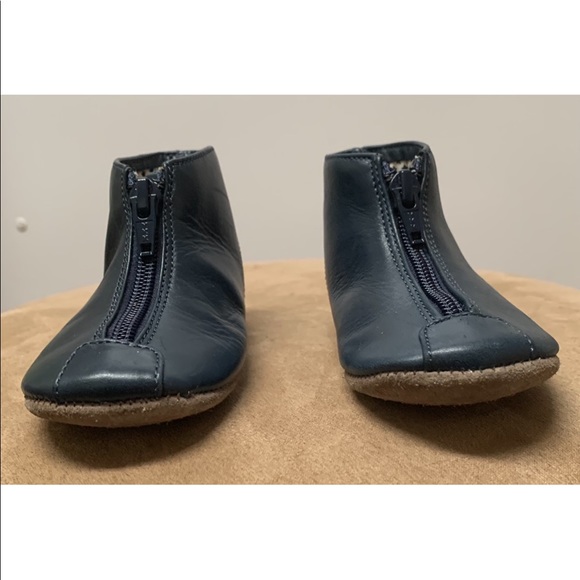 POM D'API NAVY ZIPPER SLIPPER BOOTIE - Picture 7 of 9